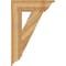 Ekena Millwork Traditional Traditional Rough Sawn Bracket, Western Red Cedar, 6"W x 24"D x 36"H BKT06X24X36TRA01RWR - alternate 2